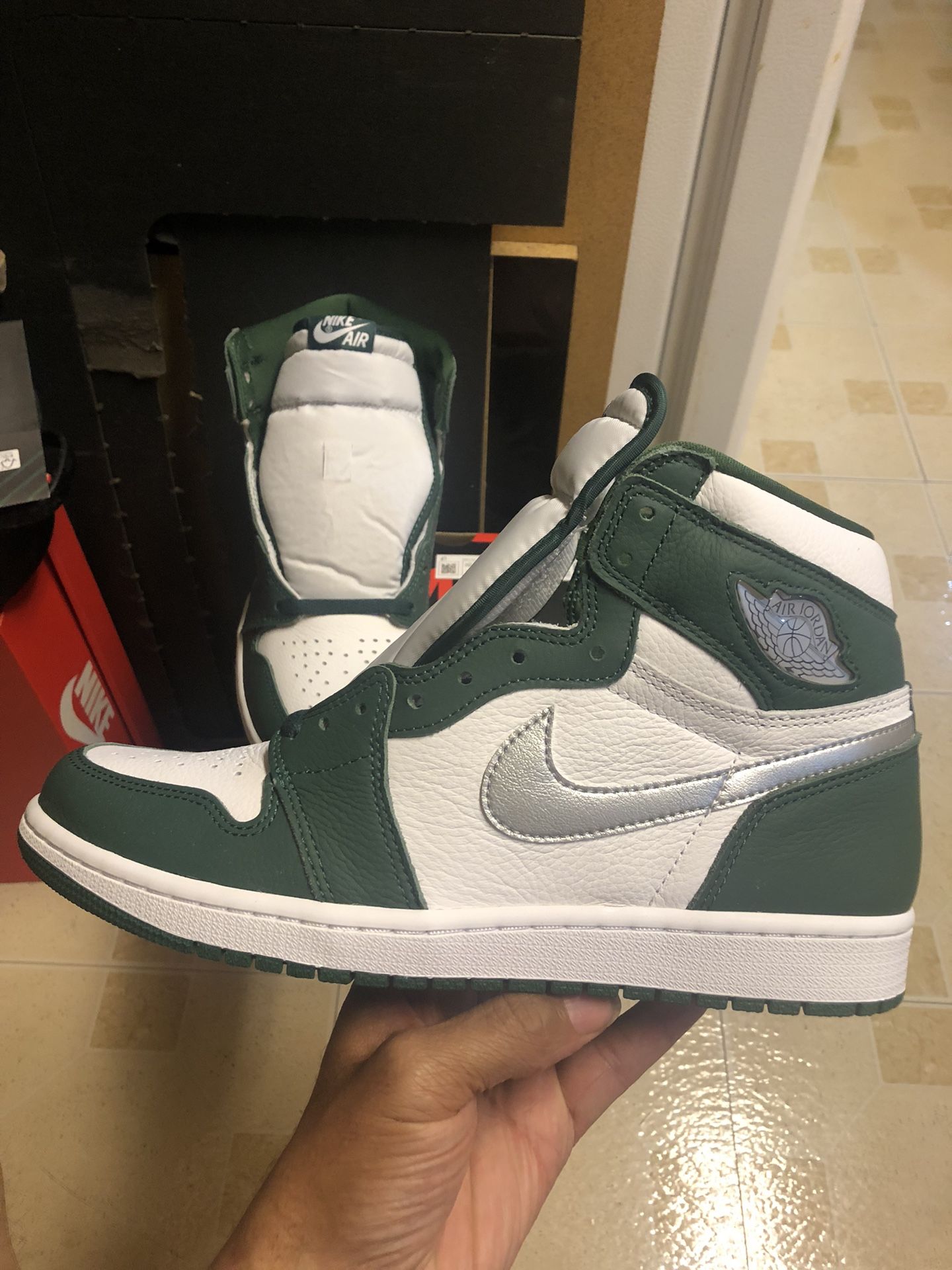 Air Jordan 1 Gorge Green; Size 10; DS