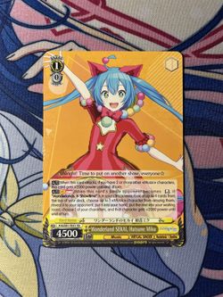 Hatsune Miku: Project Sekai Colorful Stage - Hatsune Miku Weiss Schwarz Card