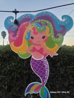 Large mermaid decor