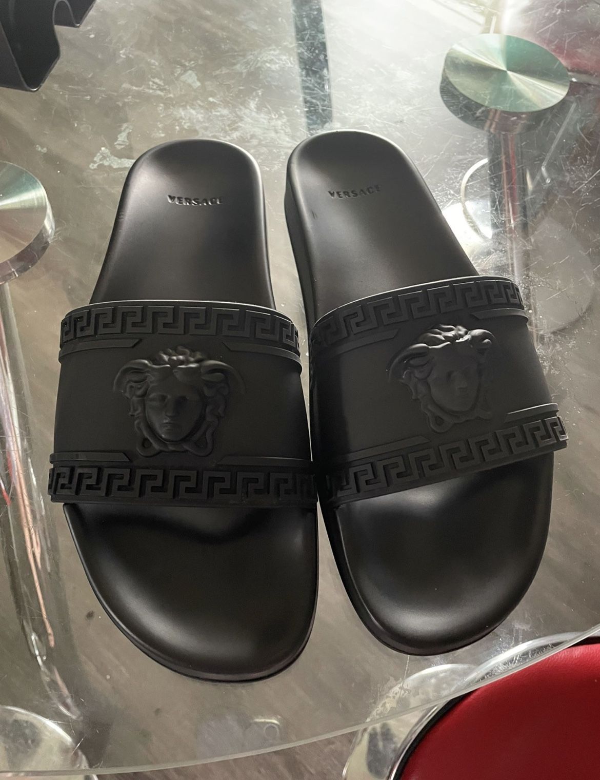 Versace men's slide sandals, size 13 (46) almost new