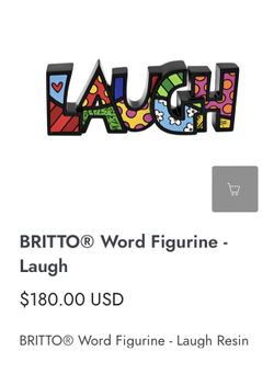 Romero Britto “Laugh” Figurine