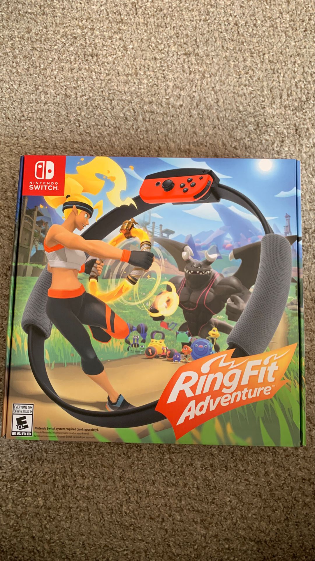 Ring Fit Adventure -- Standard Edition (Nintendo Switch, 2019). Brand New.