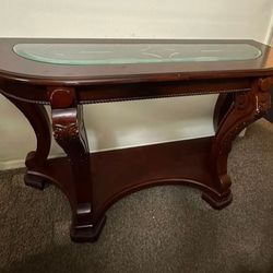 Beautiful Solid Wood Table 51"L  18"W  30" H $75 
Local Pickup ONLY Homestead-Miami Moving MUST GO