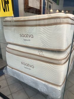 🔥Saatva organic HD split king mattress set $899🔥