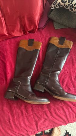 Woman’s Giesso Riding Boots 100% Leather size 8
