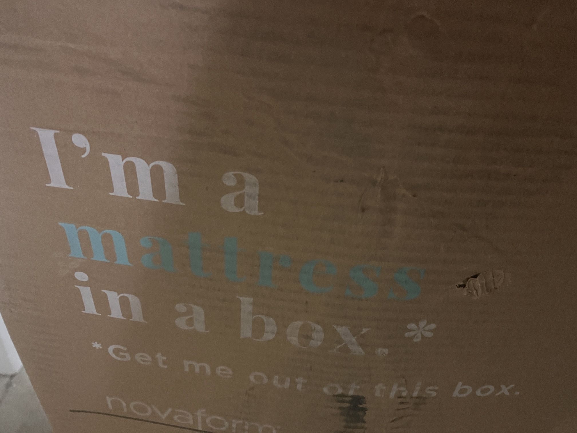 King size Nova Foam Memory Matress New Sealed