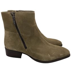 Aldo suede ankle boots tan boots men’s Size 11 side zippers 