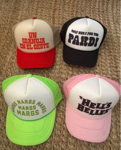 Trendy western party Trucker Hats,  visors, hat 14 hats bundle