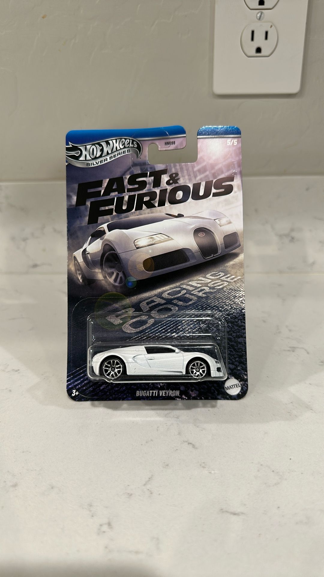 Bugatti Veyron Fast & Furious Silver Series Hot Wheels