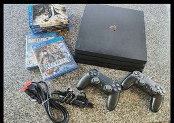 PlayStation 4 Pro With Games 