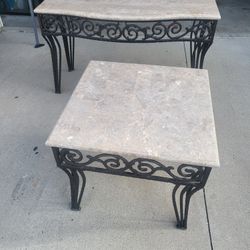 Marble Ends Tables 