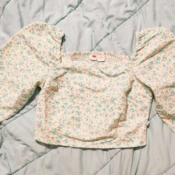 Runched Crop top levis 