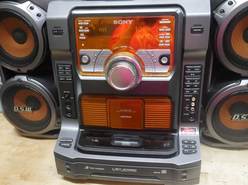 Sony LBT ZX66i MUTEKI Component 560 Watt Stereo System with