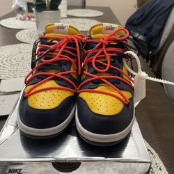 Nike Off White Dunks University Gold