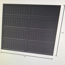 Black Garage Door Brand New 8ft X 7ft
