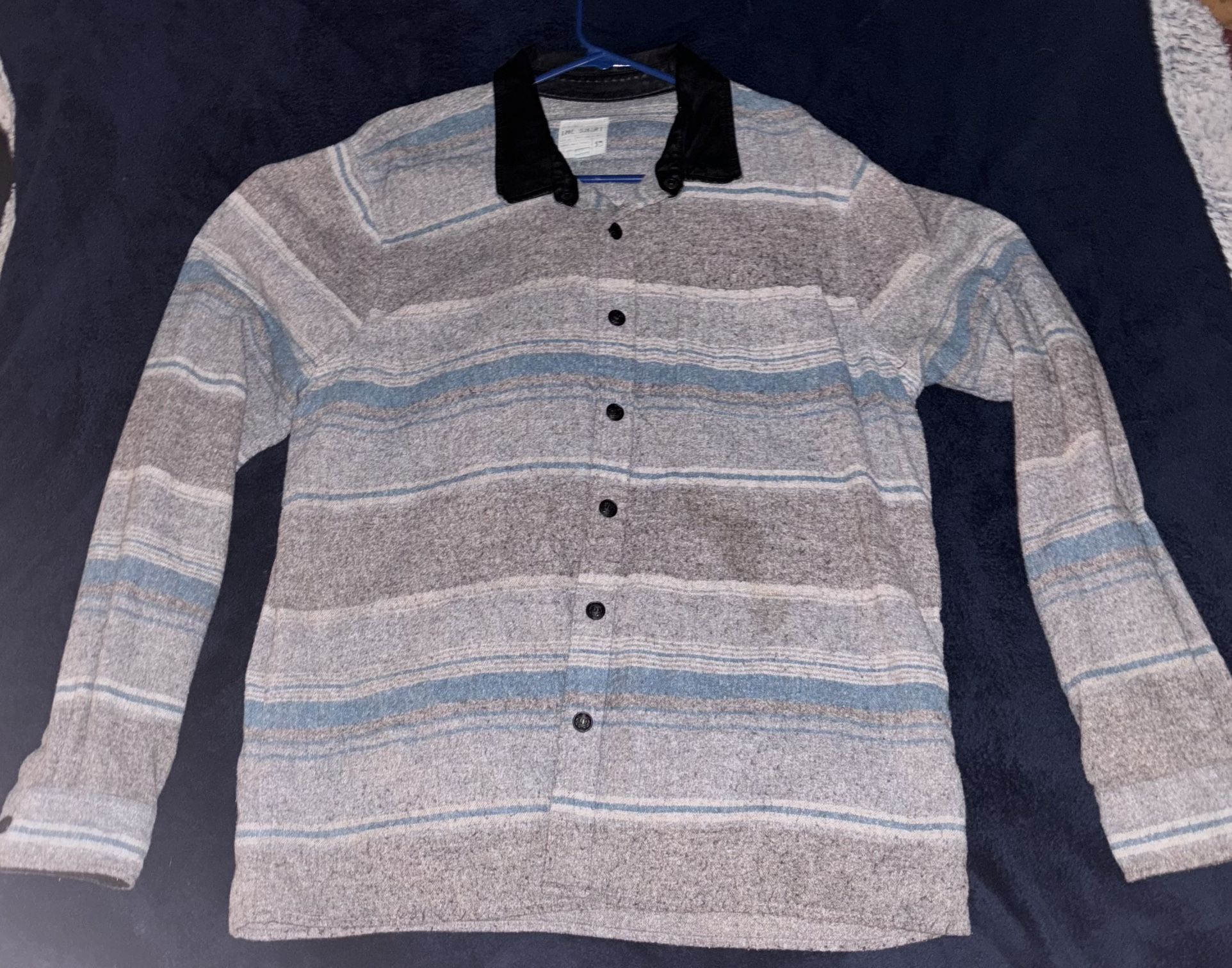 Vintage (Made 1974)Long Sleeve Flannel Button Down Shirt (Men’s Size Medium)