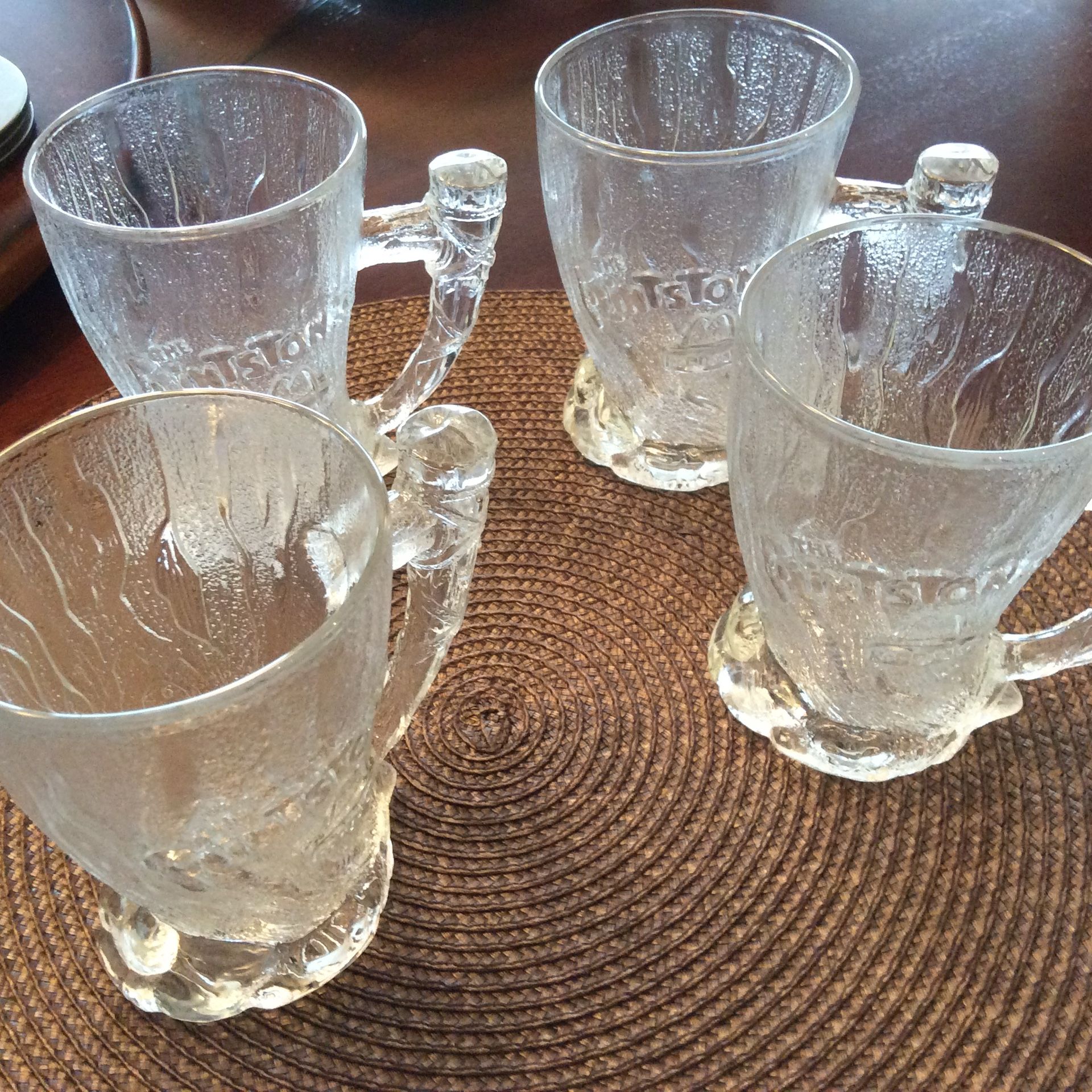 Vintage Flintstone Glasses From McDonalds