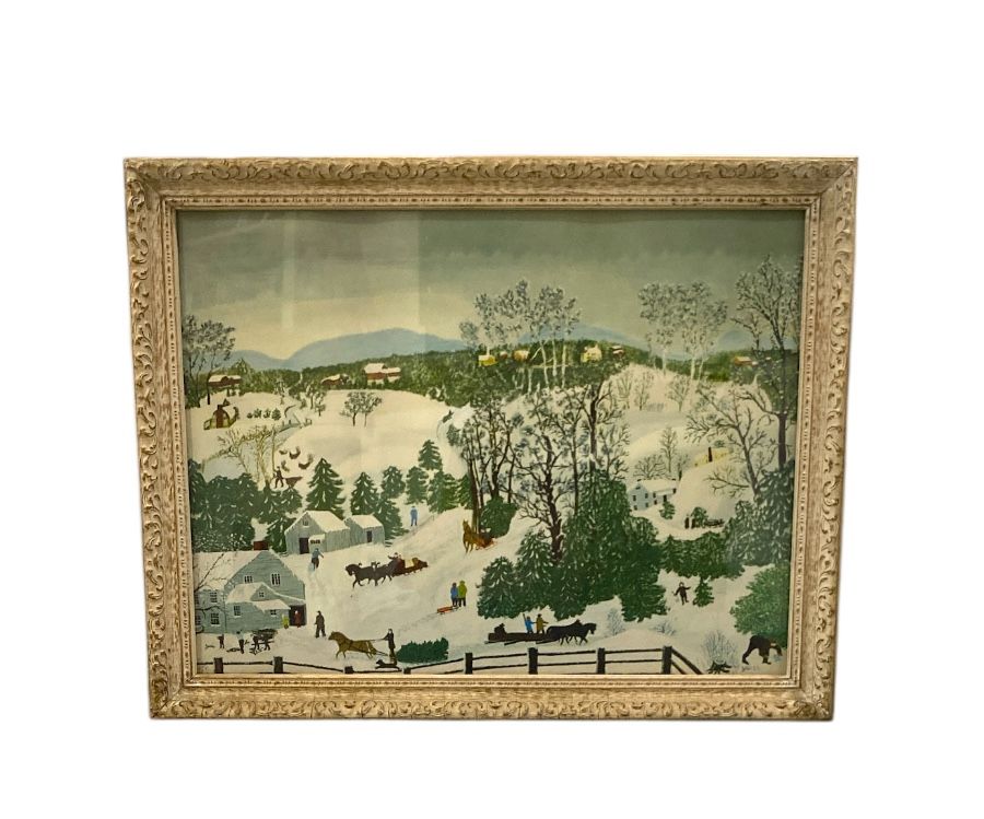 Grandma Moses Out For Christmas Trees