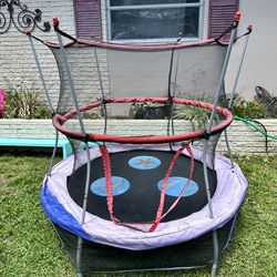 Trampoline With Net