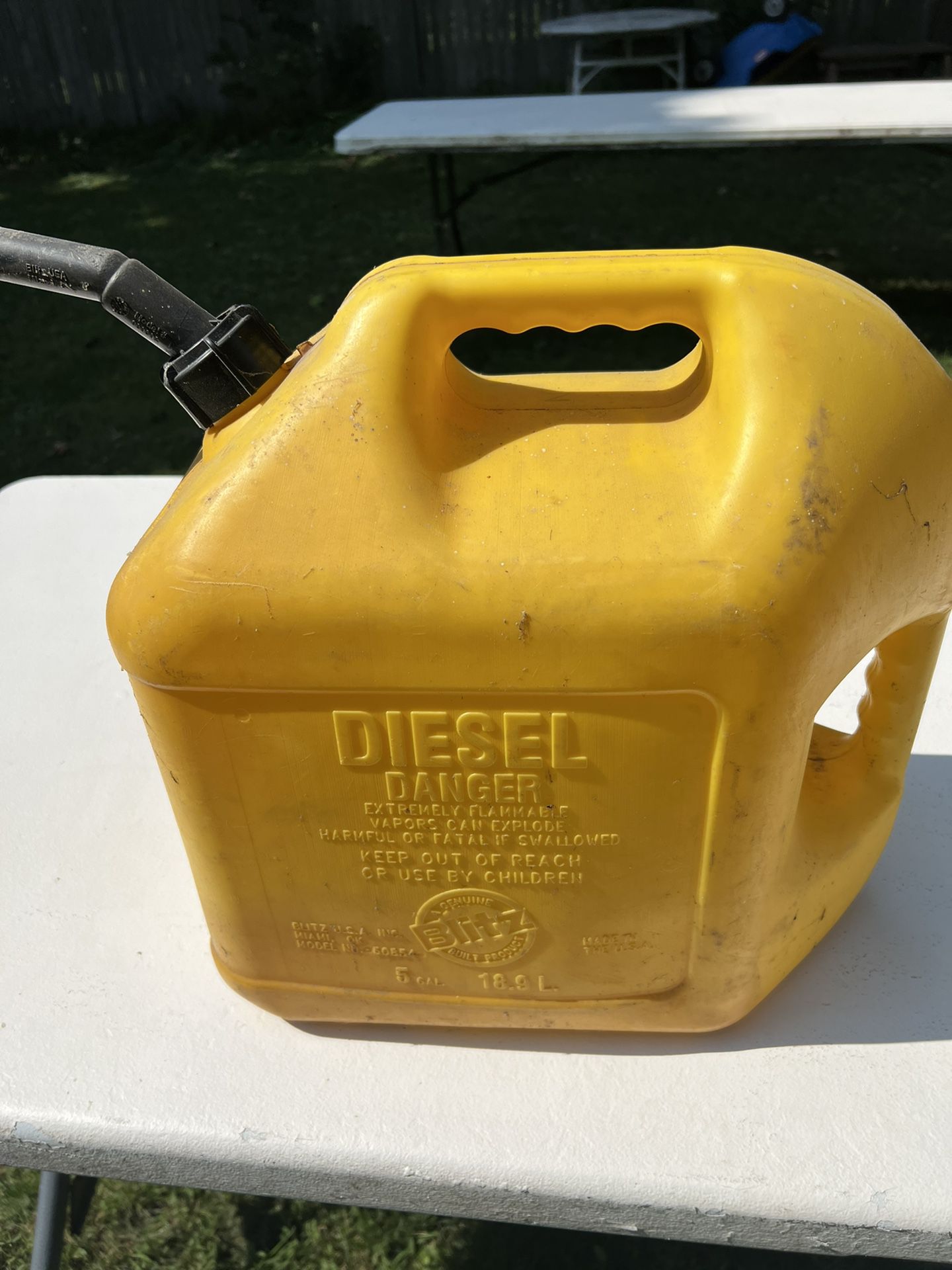 5 Gallons For Diesel 