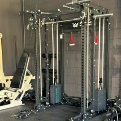 SQUAT RACK SMITH MACHINE POWER RACK IN BOX - FREE DELIVERY 