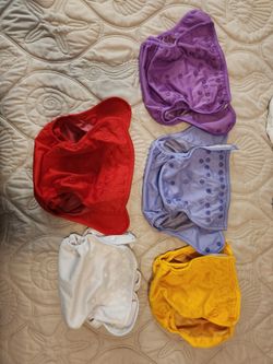 Petite Crown Cloth Diaper Covers and Clotheez Prefolds