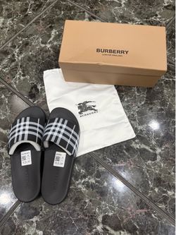 Burberry Black Slides