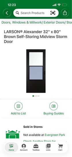 Storm door,
