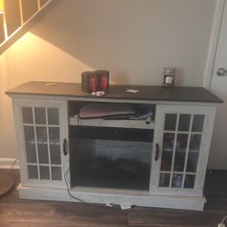 Fire Place Tv Stand Storage 
