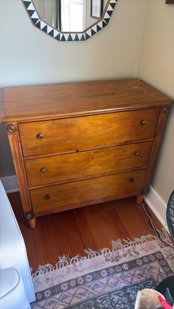 Solid wood dresser