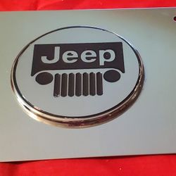 JEEP STAINLESS STEEL LICENSE PLATE 
