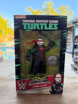Playmates WWE Ninja Superstars Raphael as Sting Teenage Mutant Ninja Turtles