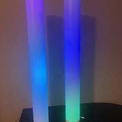 Plastic 5” Cylinder Changing Color Lights