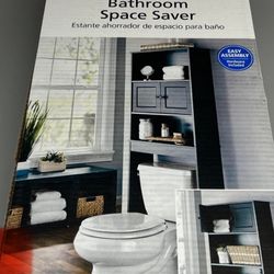 Wood Furniture Bathroom Space Saver Cabinet/ Expresso