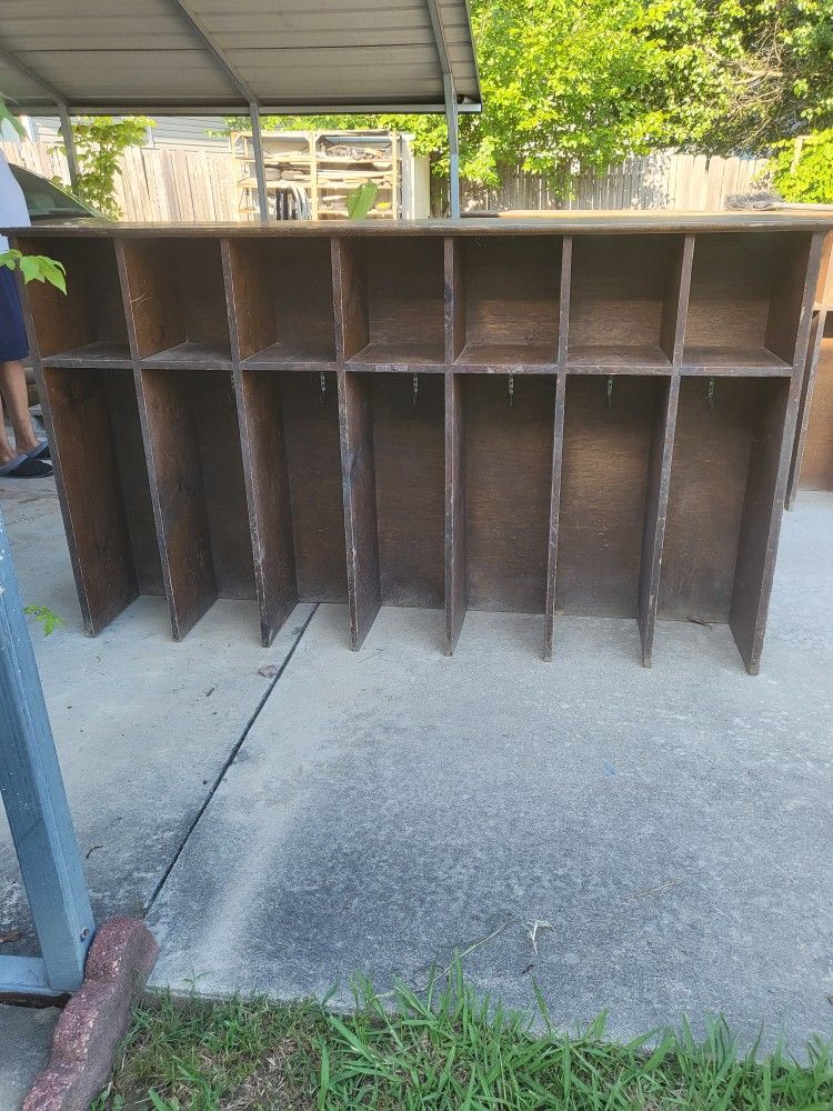 Daycare Coat Rack w /hooks and Cubbies 