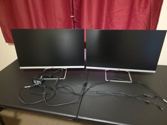 Dual HP 27" Monitors