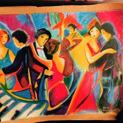 "The Tango Club" Limited Edition Serigraph 
