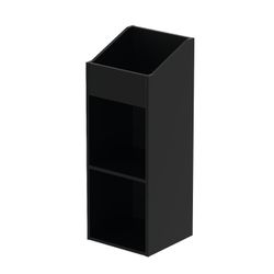 Glorious Record Rack 330 with 2-Piece Layout - Black