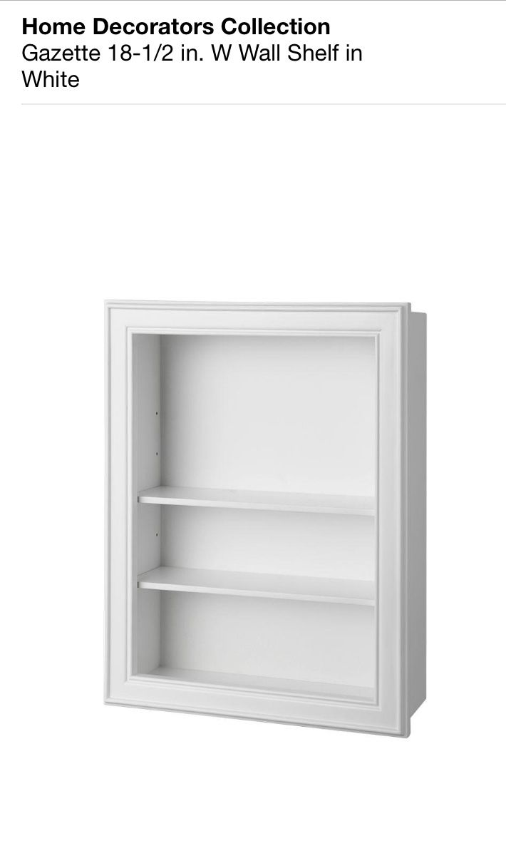 Home Decorators Collection View the Collection Gazette 18-1/2 in. W Wall Shelf in White