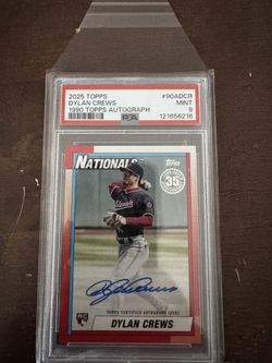 Dylan Crews Graded Baseball Card 