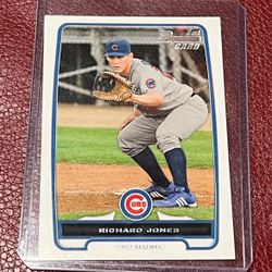 2012 Bowman Prospects Richard Jones #BP19 Chicago Cubs