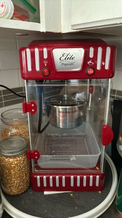 Elite gourmet popcorn machine
