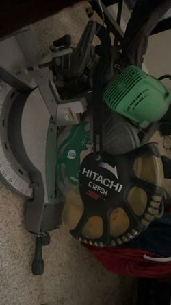 Hitachi miter saw 12 in