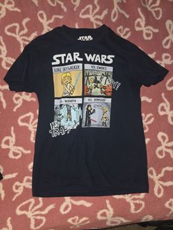 Star Wars Luke Skywalker Cartoon Unisex T-Shirt Size M