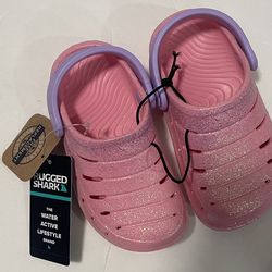 New - Girls Toddler “Swivel-Strap Pink Eva Cligs”