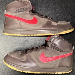 Big Nike High Plaid Brown size 13