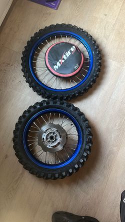 Yz85 MX14 small rim & tire set