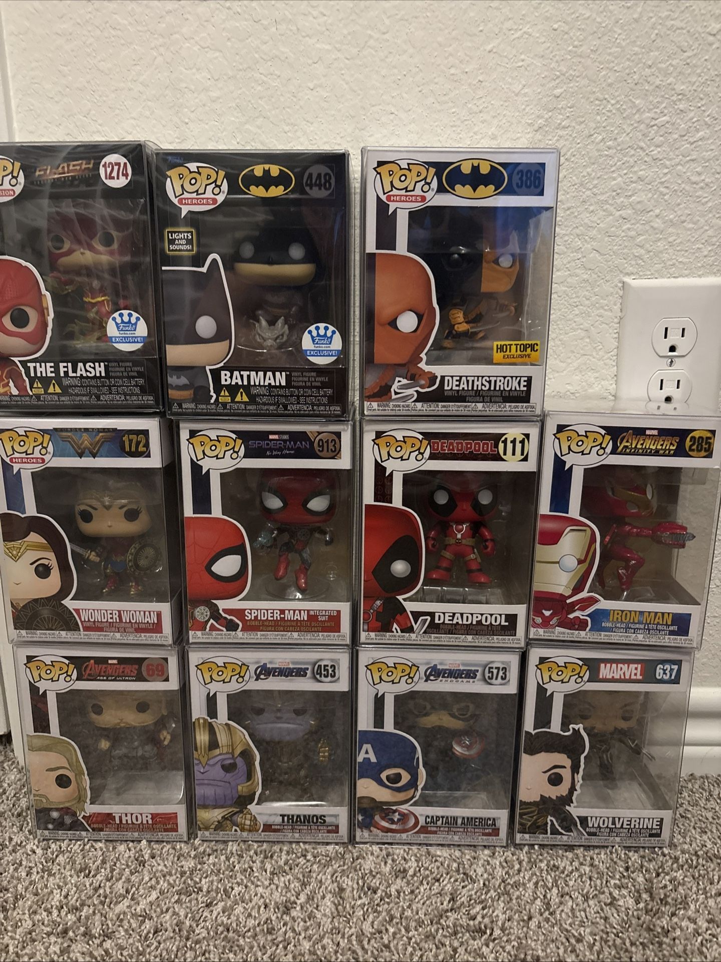 Funko Pop! Marvel And DC lot