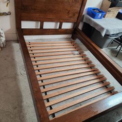 Pottery Barn Full Size Wood Bed from Indonesia