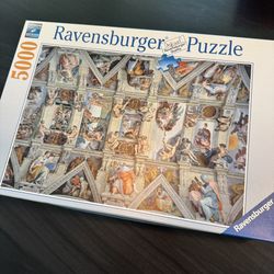 Ravensburger 5000 Piece Jigsaw Puzzle Sistine Chapel + 2x 1000 Puzzle